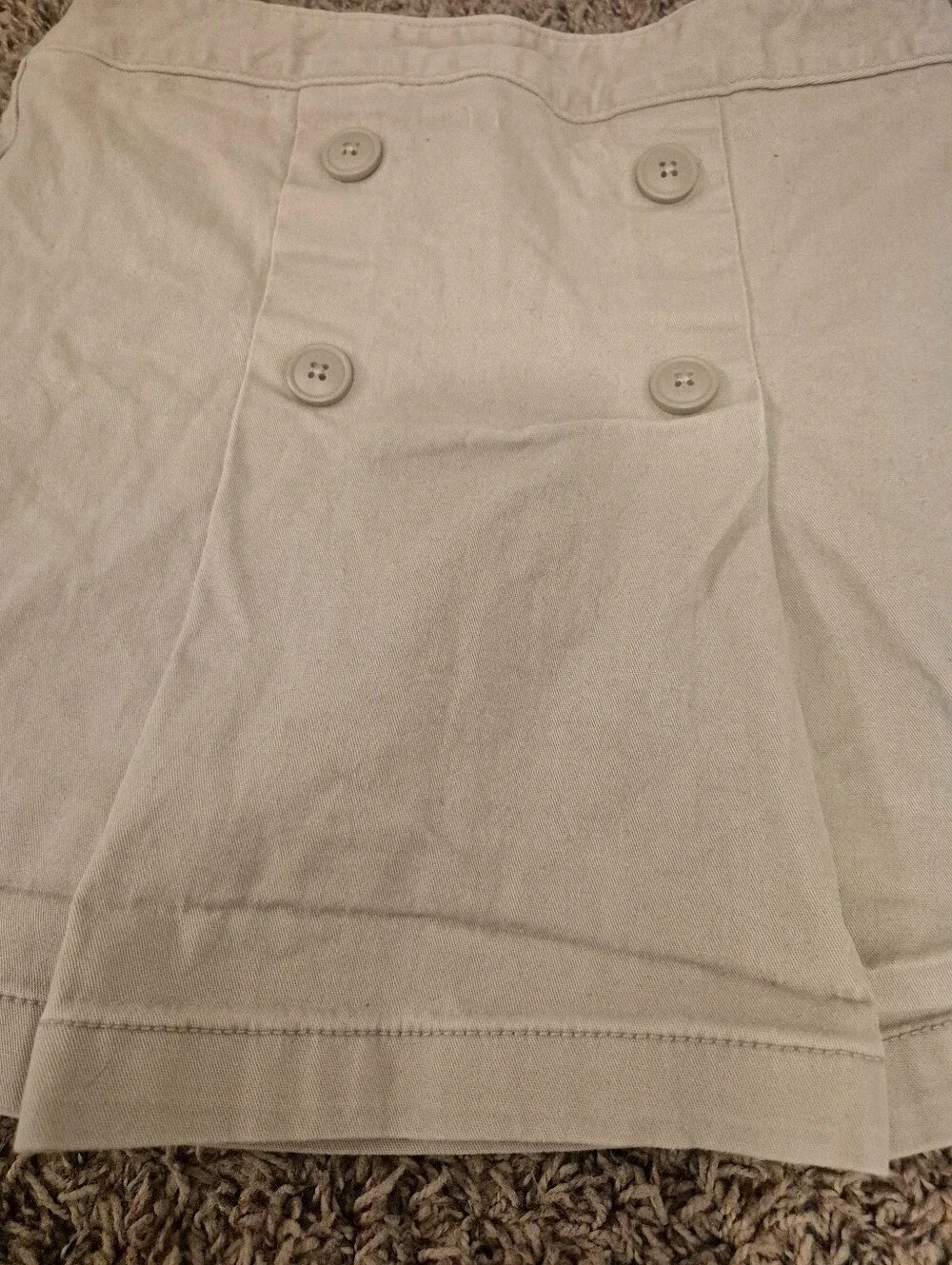 Old Navy Girl's Khaki Pull-On Elastic Skort Size 10-12